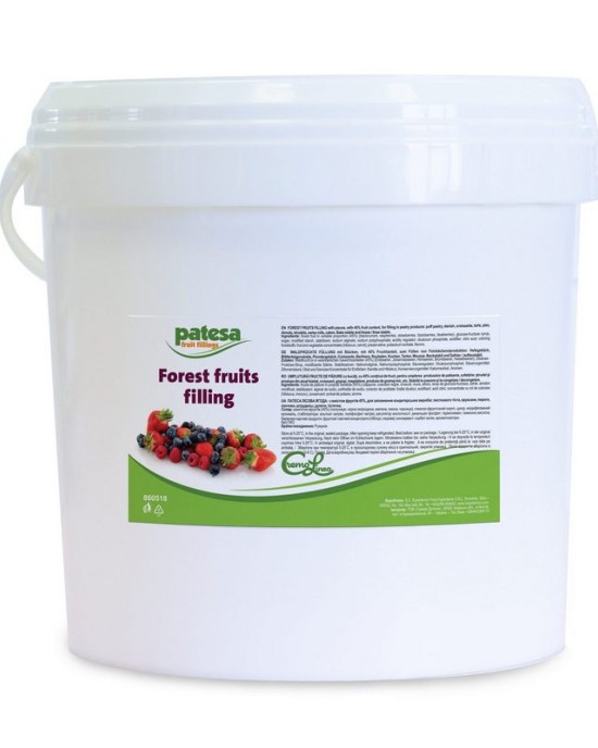 Patesa umplutura fructe de padure, 20kg